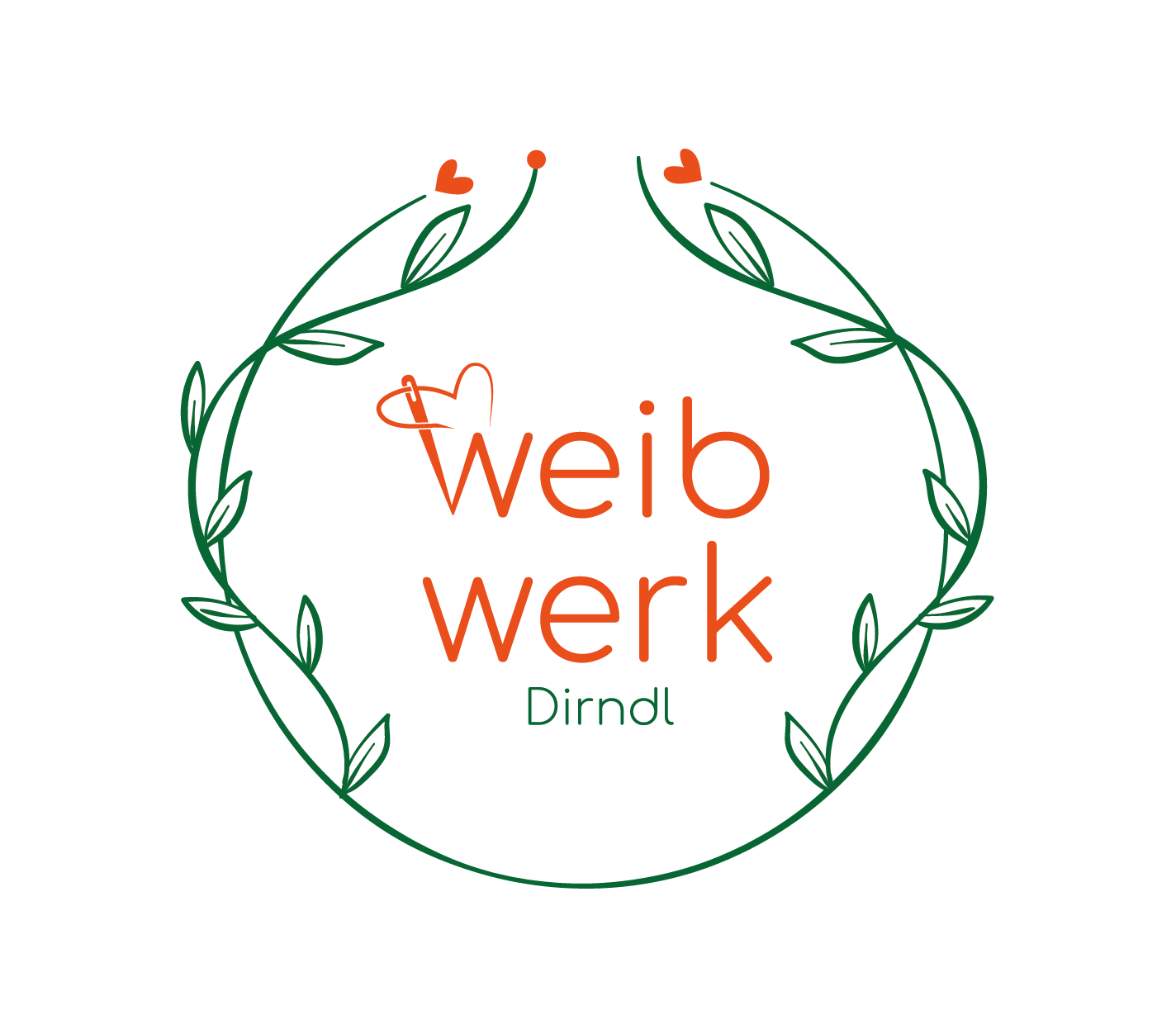Logodesign für weibwerk Dirndl